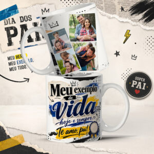 Caneca Porcelana 325ml Personalizada(Ref:53)